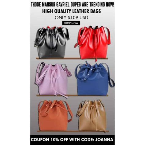 mansur gavriel elegant bag dupe|mansur gavriel dupe bag.